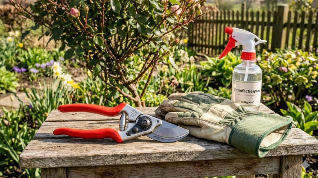 Gereedschap rozen snoeien beginners — Felco F-2 kit"